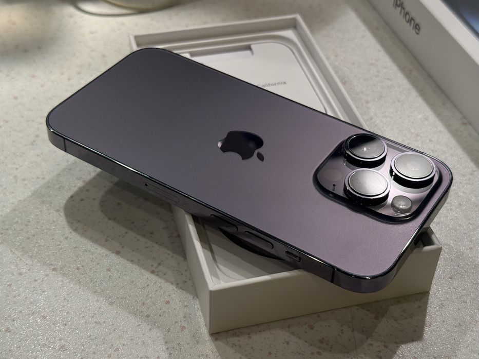 iPhone 14 Pro 256GB Deep Purple – Отличен, 100% Батерия.