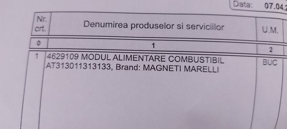 Pompă benzină ford mazda