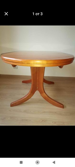 Луксозна трапезна маса и четири стола