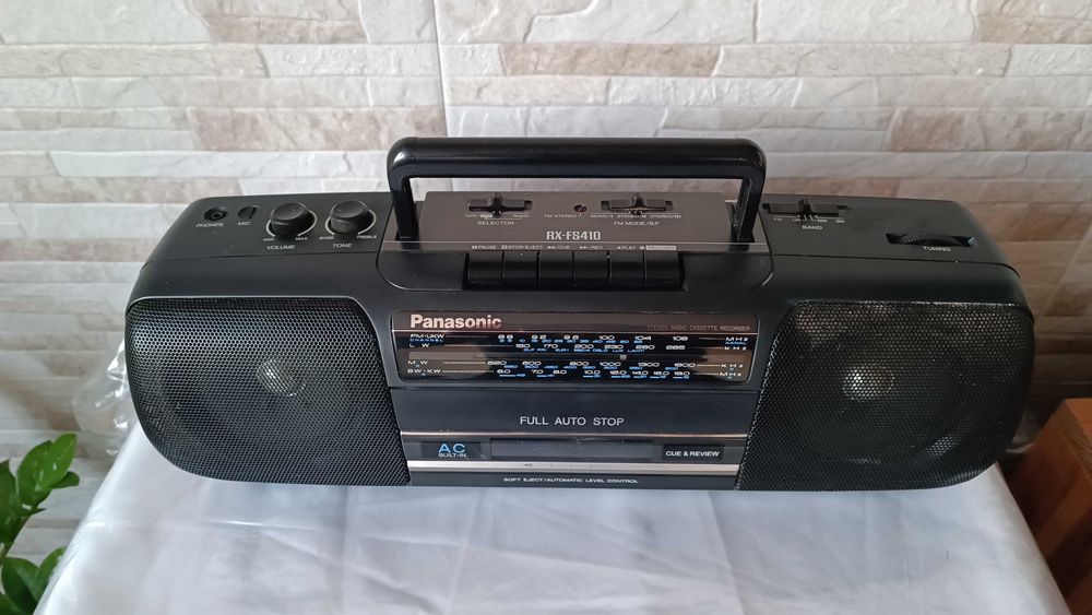 Радио - касетофон - Panasonic RX-FS410 - 1980" год.