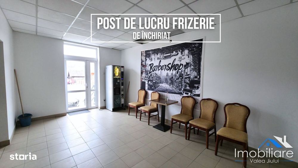 Post de lucru frizerie / spațiu de închiriat–Str. Republicii