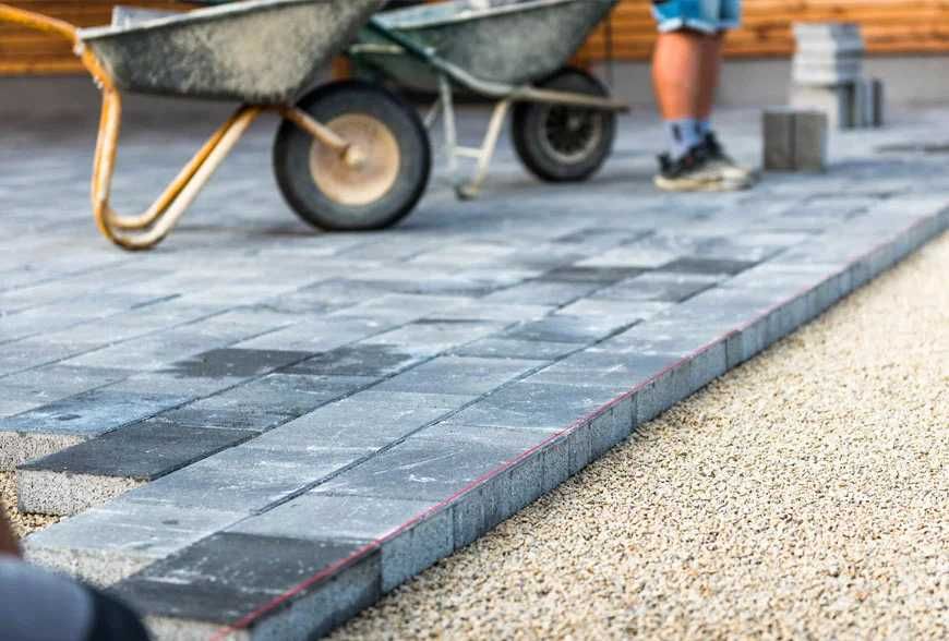 Павета, уни паве,тротоарни плочи,бордюри,асфалт.