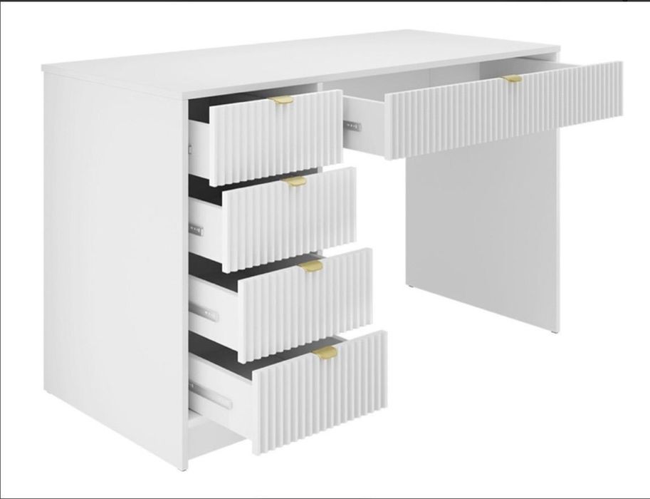 Birou  cu sertare din pal si mdf