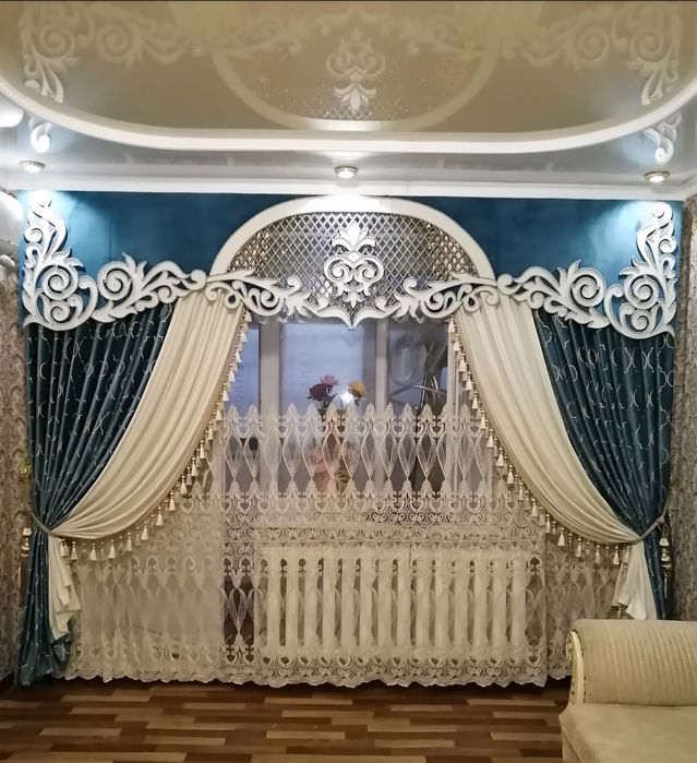 Тюль, шторы сатылады.