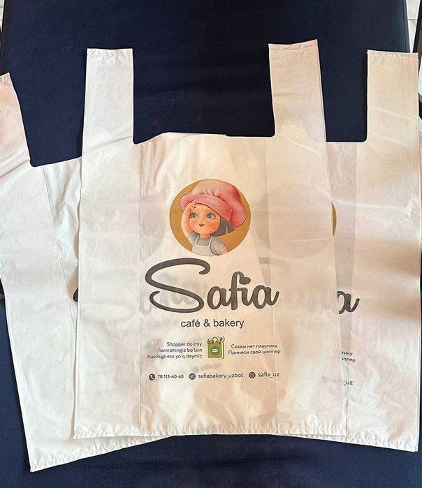 пакеты с логотипом / майка пакет в Ташкенте по лучшим ценам