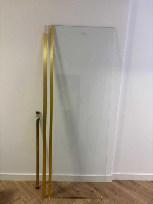 Paravan walk-in Fortuna, 8 mm, 70 x 200 cm, profil auriu