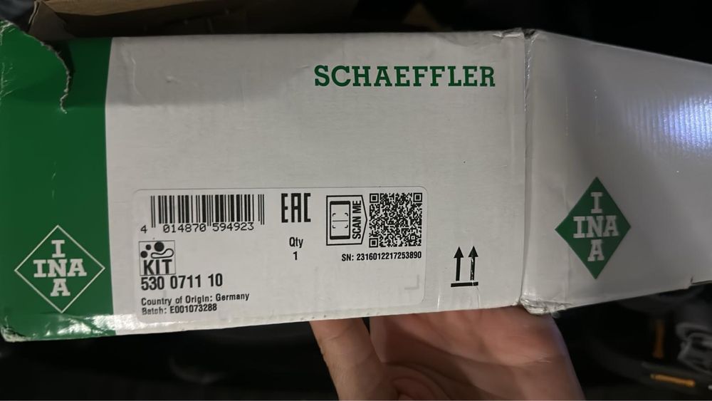 Комплект Агренажен ремък  INA за Шкода , Ауди, фолксваген, Сеат