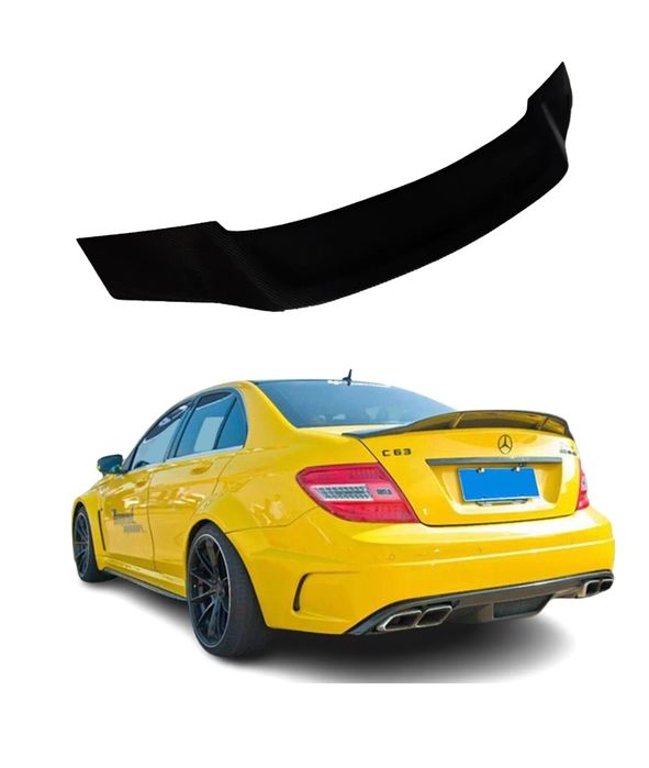 Eleron portbagaj spoiler Mercedes C Class W204 R Style PSM negru