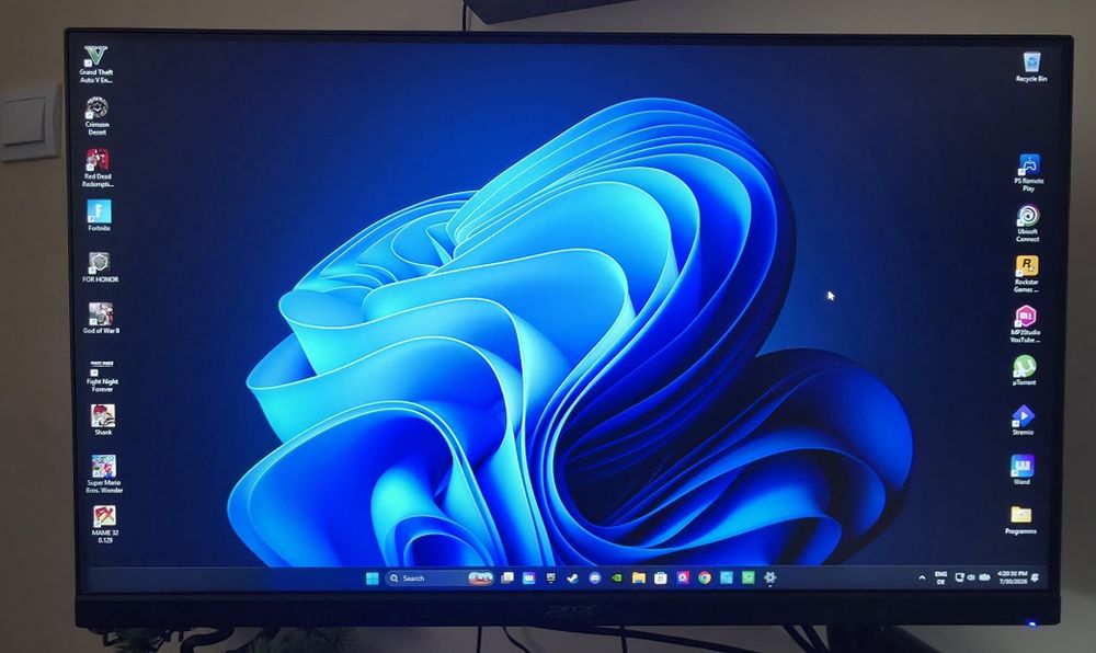 Laptop, Gaming, MSI KATANA 17 B13V + Gaming Monitor Acer Nitro KG242YX1 24 zoll