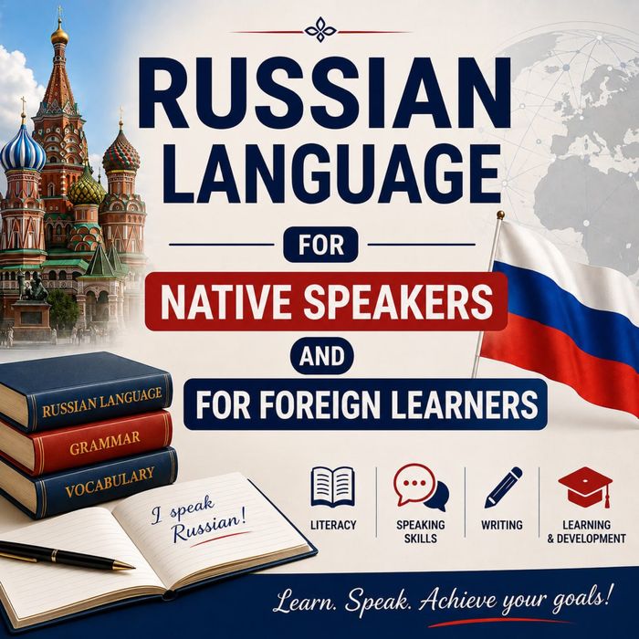 Русский язык на русском и на английском языках