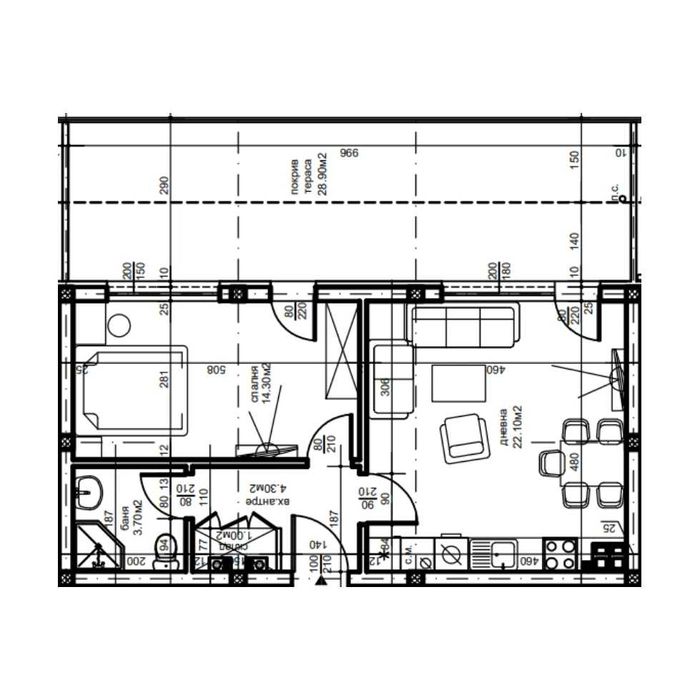 Продава се Двустаен апартамент в Пловдив, Южен - 92 кв.м за 816 €/кв.м - Снимка #1