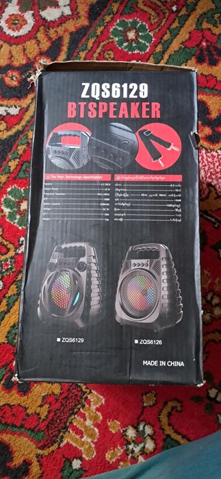 Продаётся колонку с микрофоном новый с коробками цена 200 тысяч сум