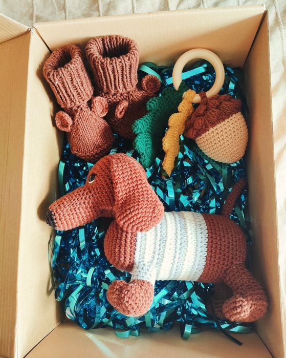 Вязаные игрушки ручной работы