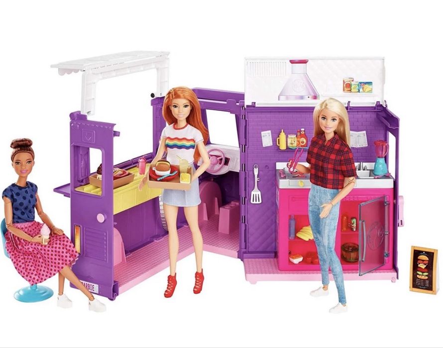 Barbie Игровой набор автобус-трансформер