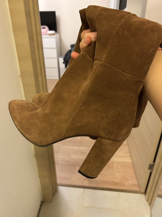 Чизми (40 номер) цвят camel