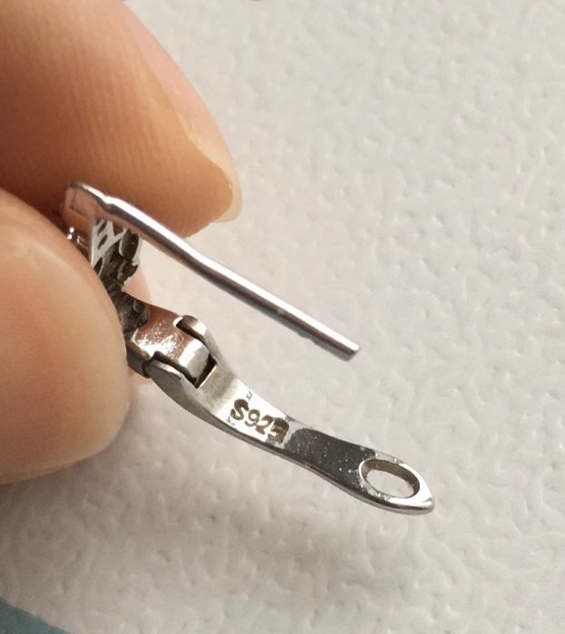 НОВИ Сребърни обеци с английска закопчалка, със сертификат и торбичка