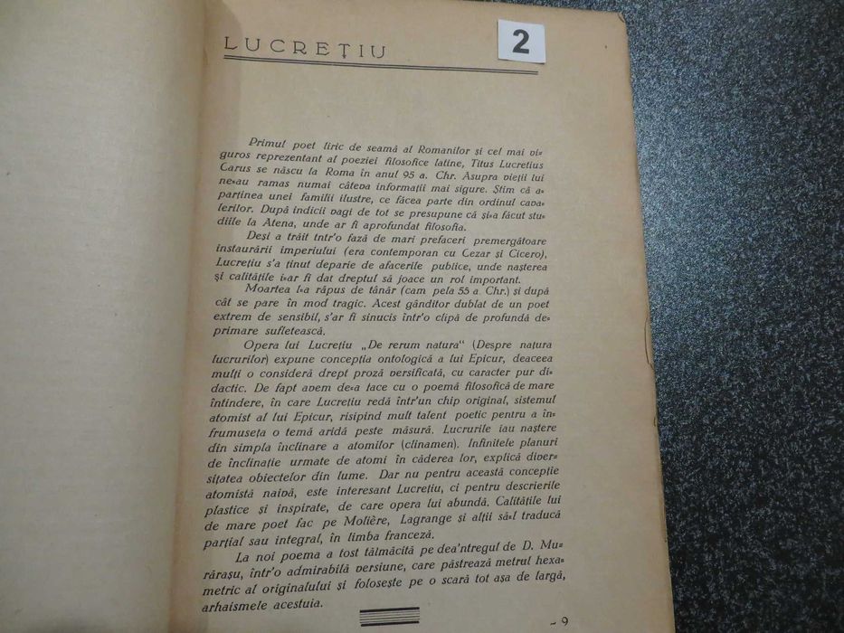 Lirica latina N.I. Herescu/Interpretari din lirica latina Petre Stati