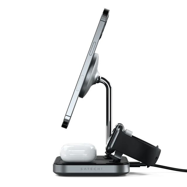 зарядное устройство Satechi Magnetic Wireless Charging Stand 3 в 1