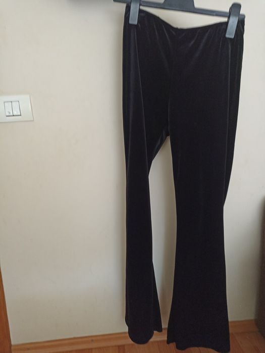 Pantaloni dama din catifea