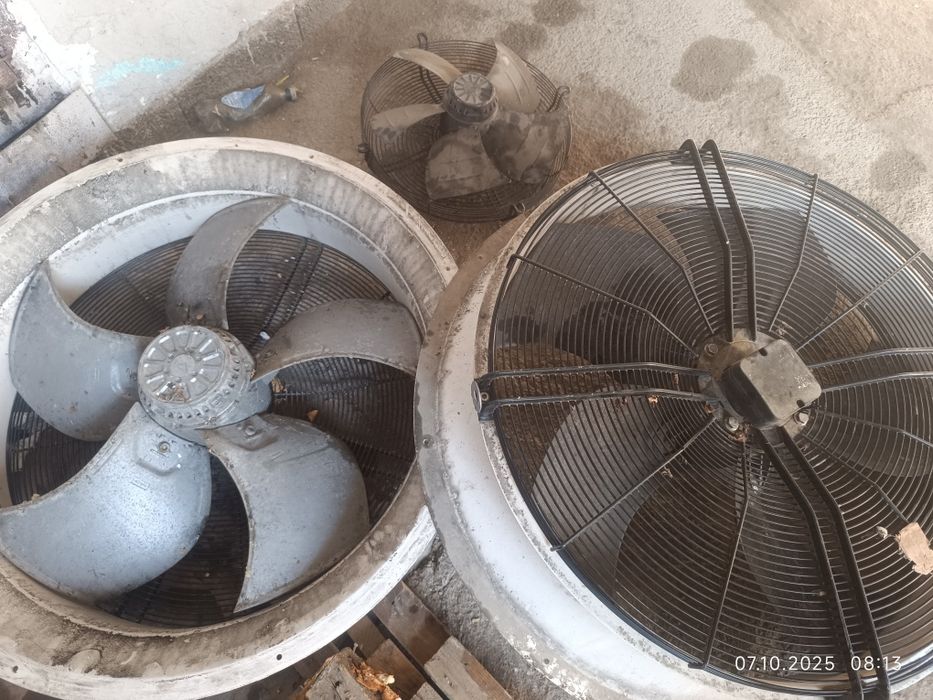 Вентиляторы всасывающий воздуха