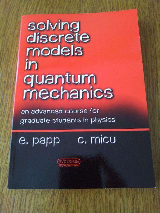 Solving discrete models in quantum mechanics