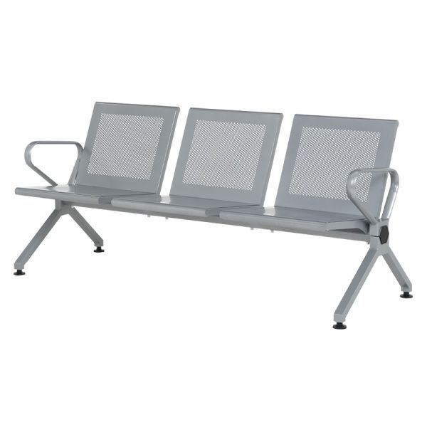 Метална посетителска пейка 3 местна