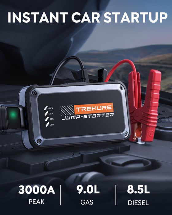 TREKURE TK10 Jump Starter 3500A 16800mAh