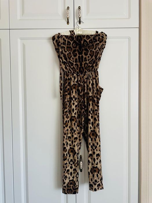 Salopeta animal print , masura S / M , material de calitate ,fin