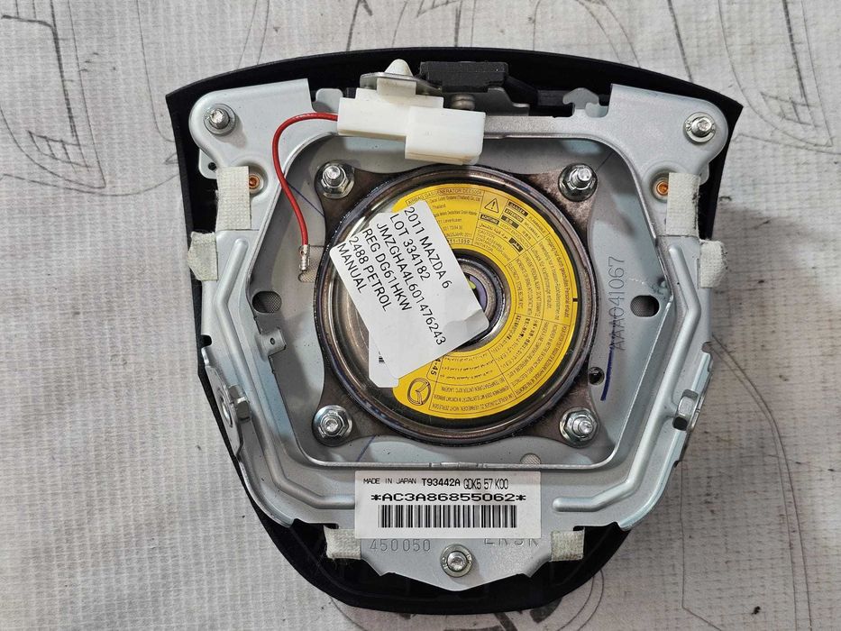 Airbag volan șofer Mazda 6 GH 2008-2013 2011 2.5i Benzina Cod OEM: GDK557K00, T93442A (5F3)