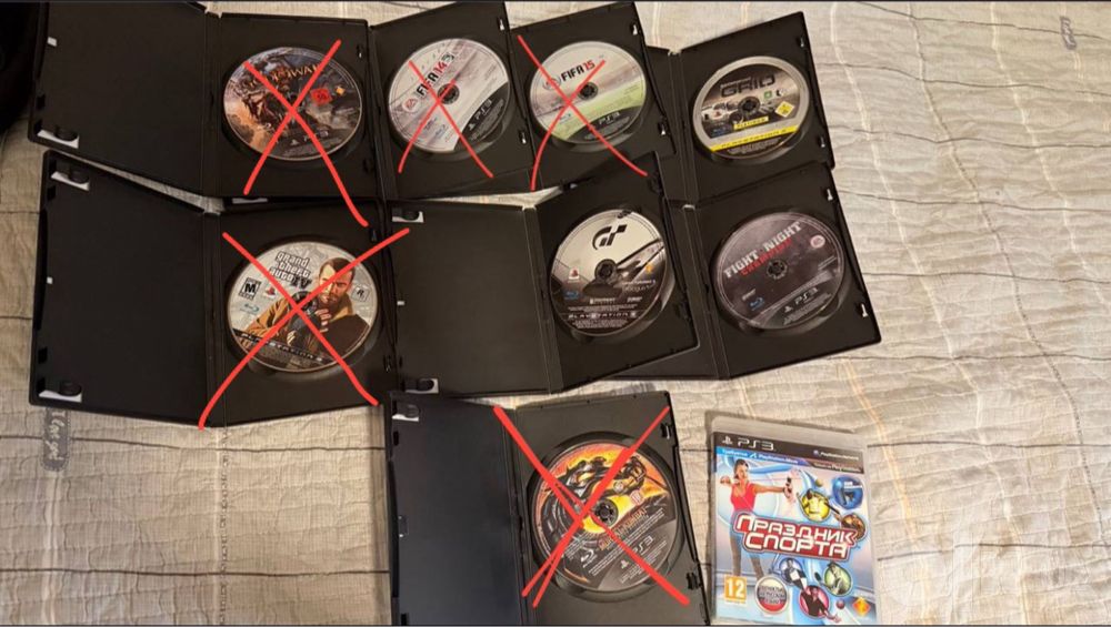 Разные диски на playstation 3
