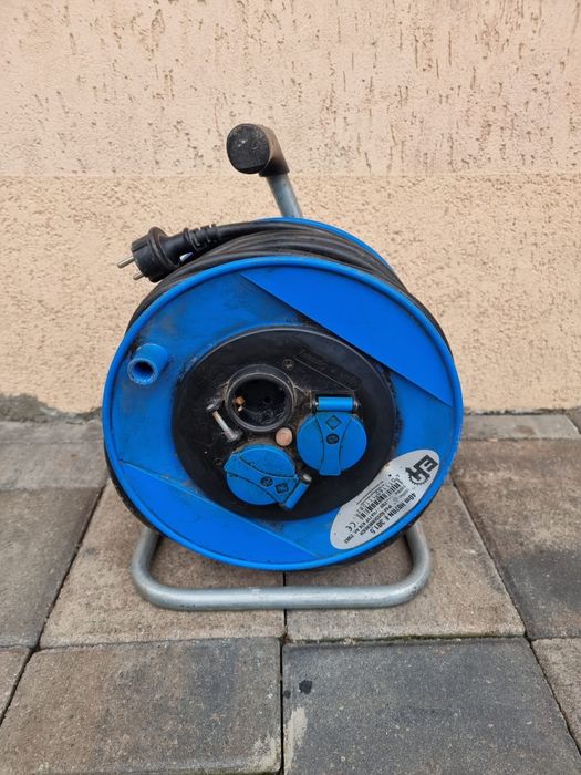 Rolă Prelungitor Cablu Electric 40m fir gros Import Germania