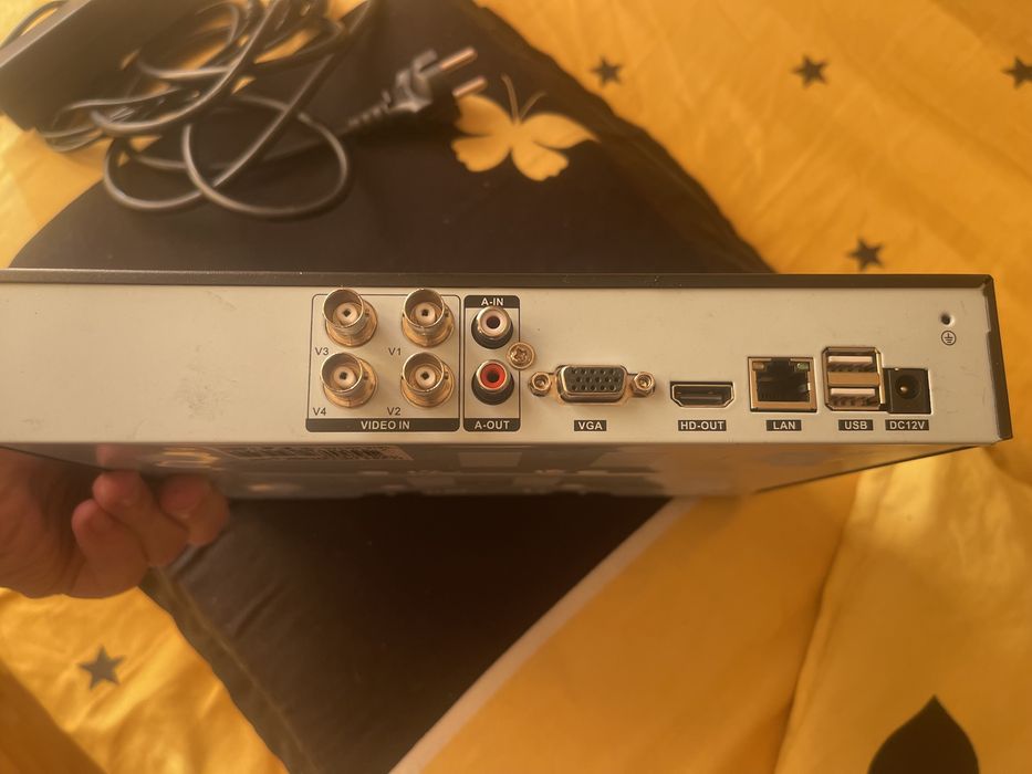 DVR Jortan negru cu cablu alimentare
