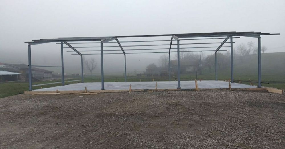 Vând hale metalice lucrăm fără avans Asiguram si montaj