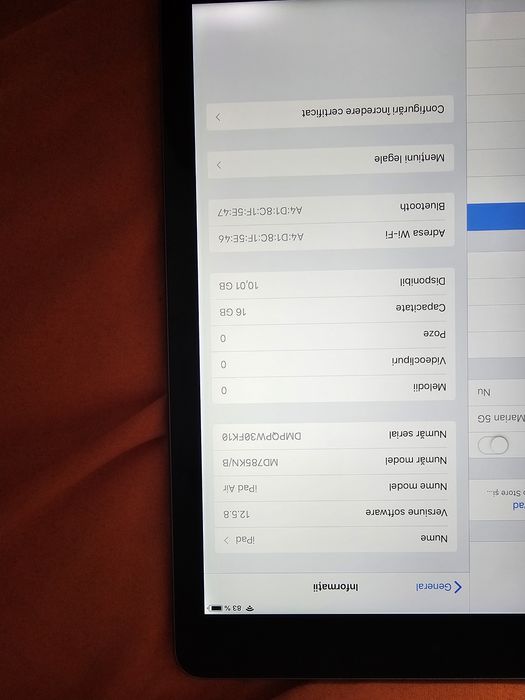 Tableta Ipad pro Ipad air Apple