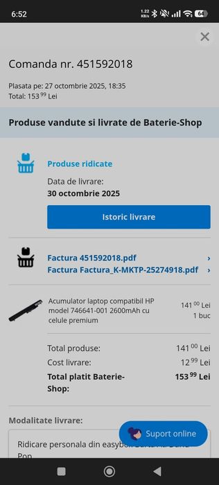 Acumulator Laptop HP 250 G3 746641-001