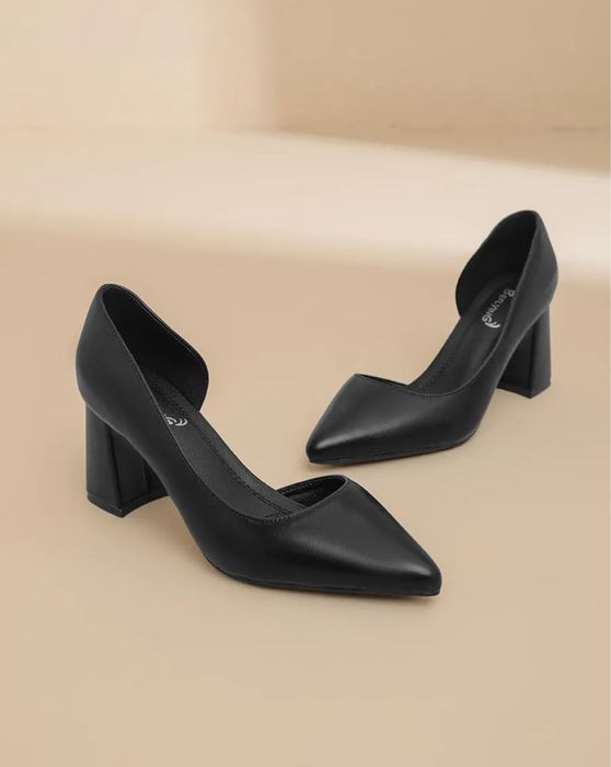 черные туфли каблук