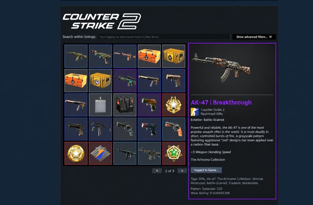 Steam аккаунт CS2 с Prime Status, прокаченый