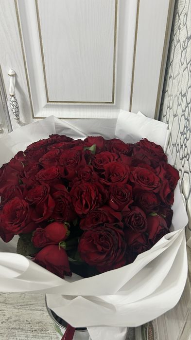 розы 101 шт свежие