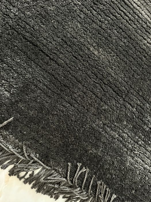 Тъмно сив Килим мика , 2 броя 120/170