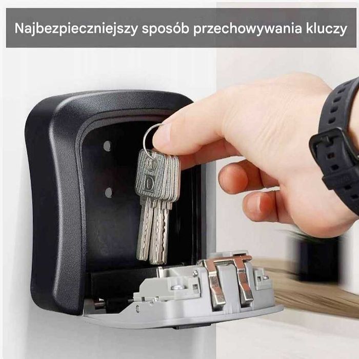 Cutie metalica pentru chei cu cifru Montaj pe Perete Cod 4 cifre