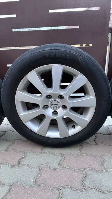 Vand set 4 jante + anvelope vara Nokian, roti R16 VW Golf 5, 5x112