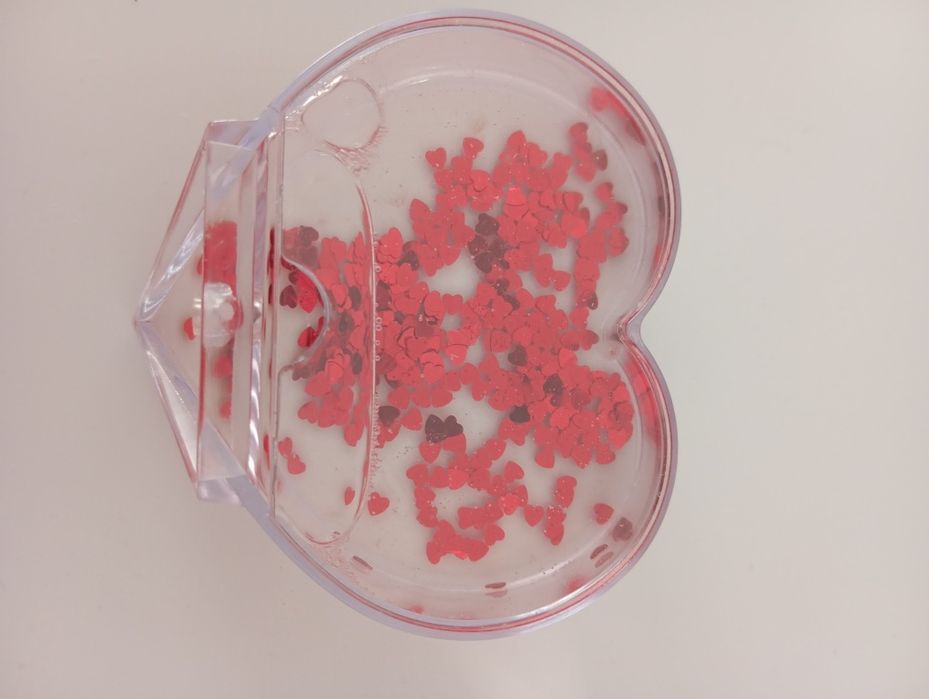 Rama acrilica foto glob inima 10x10