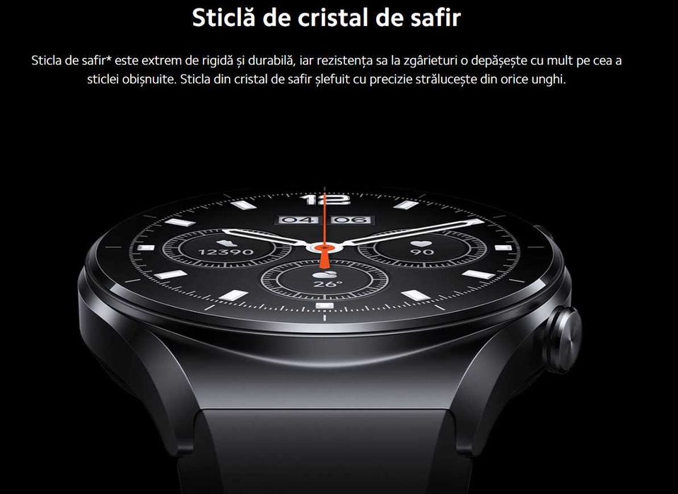 Smartwatch Xiaomi Watch S1 Ecran Cristal Safir