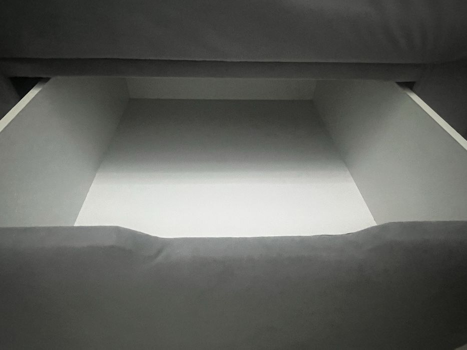 Кровать детская серая