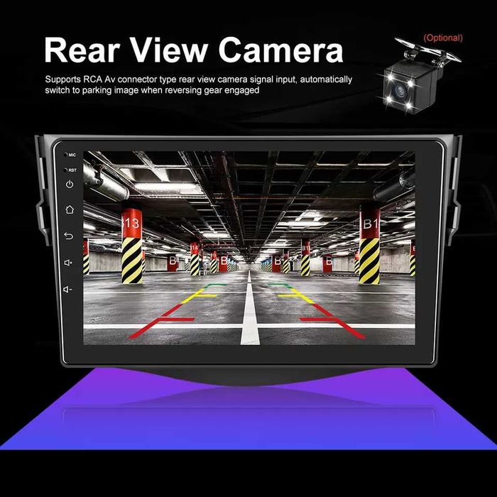 Двоен дин за Toyota RAV4 Мултимедия навигация  за RAV 4 с Android 2DIN