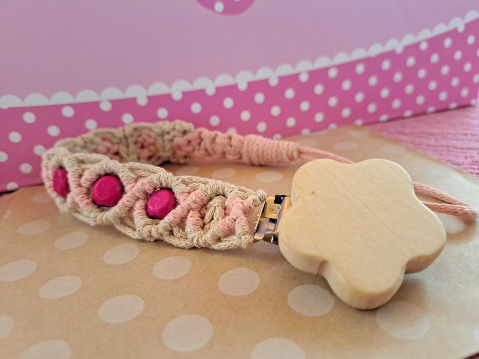 Сет подарък за бебе клипс за биберон и одеало