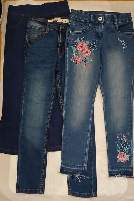 Дънки George, Denim Co, YD, 6-8г, нови
