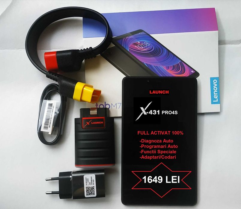 Kit Tester Auto Launch Easydiag T4S + Tableta Noua Full v.2026 PROMO