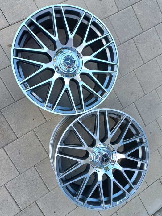 20.Mercedes ///AMG 8.5j et45 9.5j et40 Sport Paket Black Matt Polish l