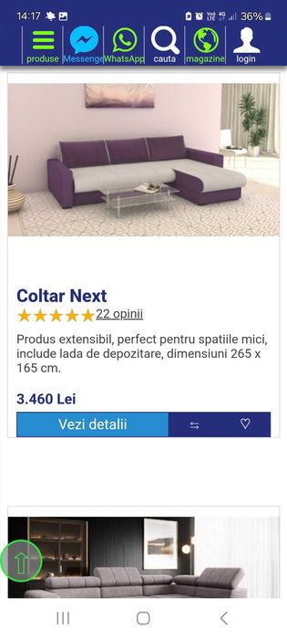 Mobilier coltar living